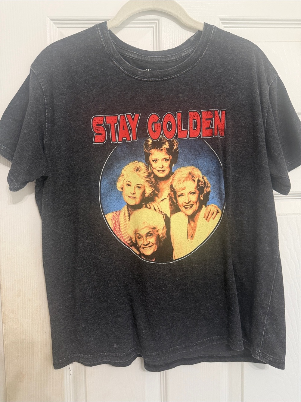 Stay Golden Graphic Tee - Black Kids Large